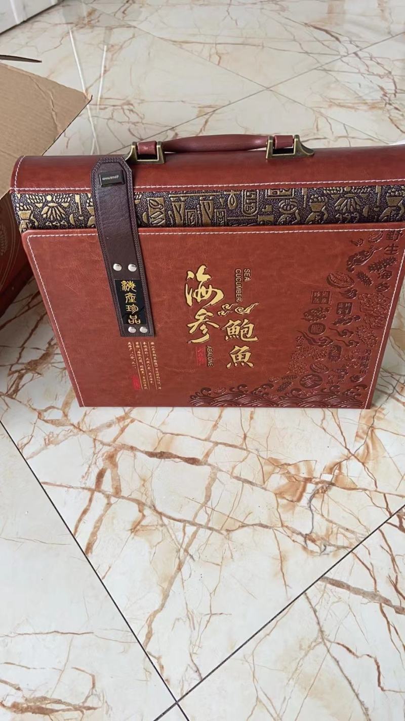 中秋年货鲍鱼海参双拼礼盒，刺参鲍礼盒
