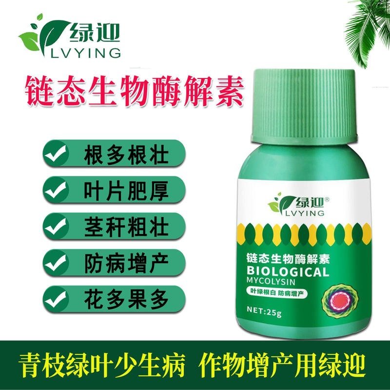 绿迎链态生物酶解素非农药叶面肥草莓豆角辣椒促花保果膨果