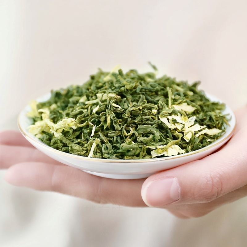 茉莉花茶2024新茶浓香型贵州毛峰牛皮袋高山云雾茶花香