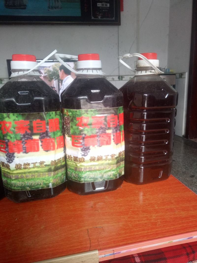 巨峰葡萄果酒农家葡萄酒