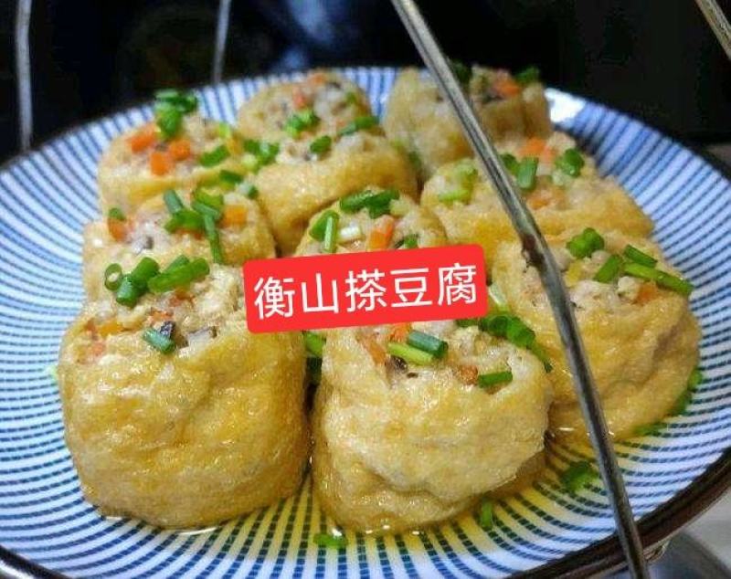 衡山南岳土特产批发真宗豆腐泡油豆腐鸡坨皮
