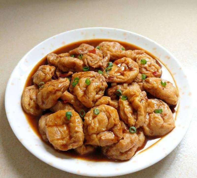 衡山南岳土特产批发真宗豆腐泡油豆腐鸡坨皮