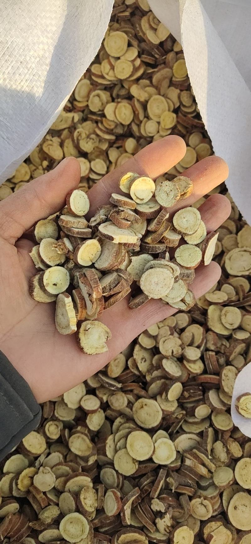红皮甘草片，圆片，选片