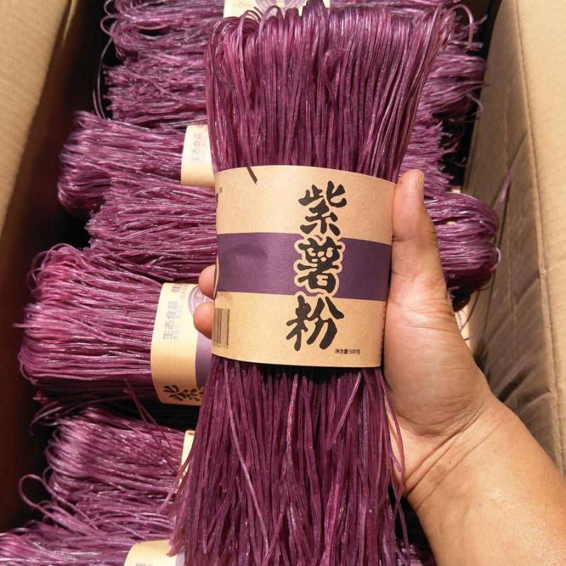 纯手工紫薯粉条，自产自销口感好货源充足产地直发