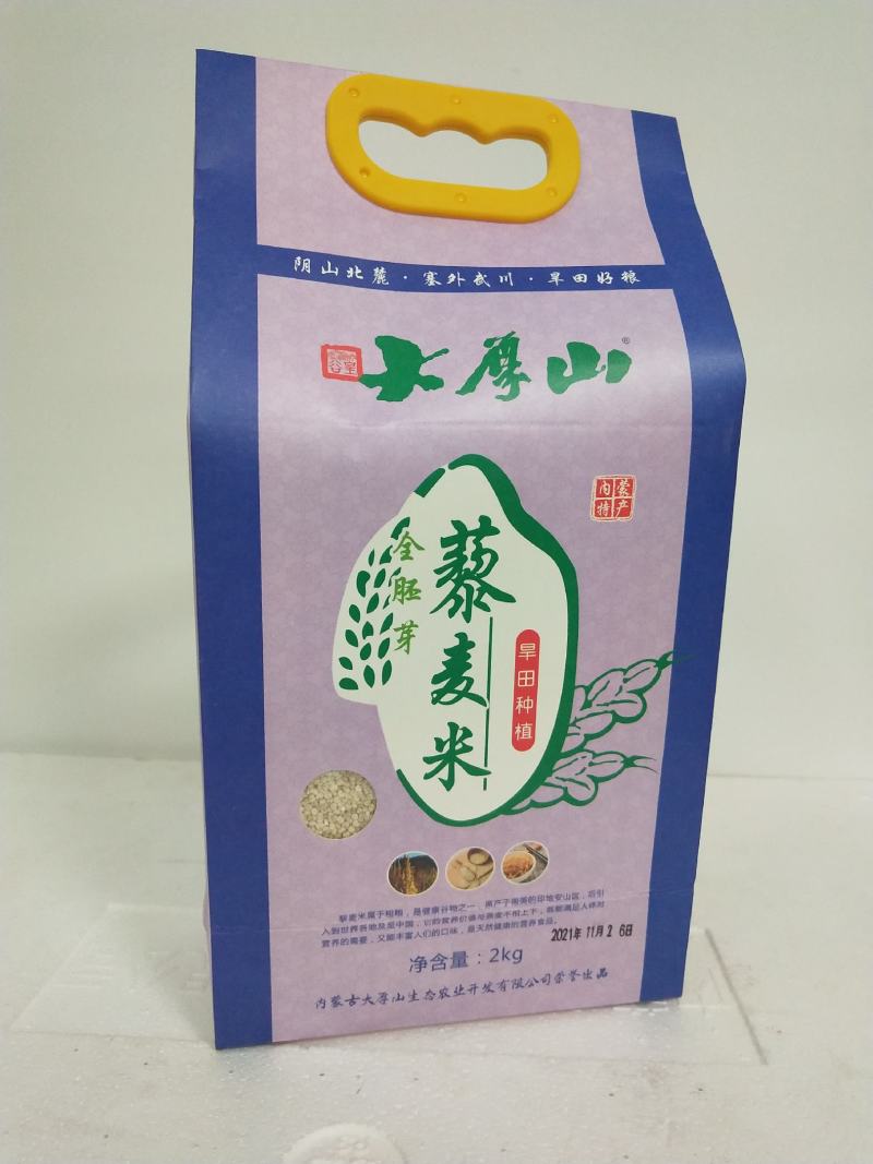谷皇大厚山藜麦米蒙古高原旱田种植白藜软糯