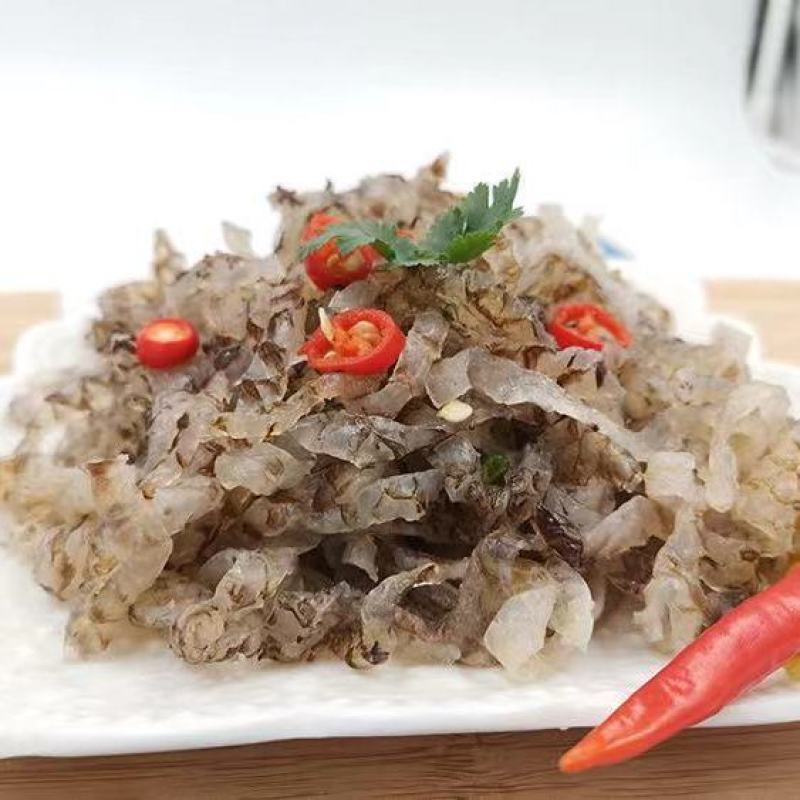 泡椒鱼皮150克夏季凉菜开袋即食零食凉拌菜下饭菜香辣鱼皮