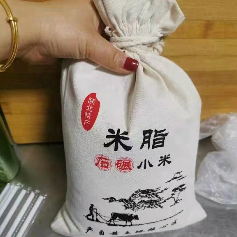 陕北米脂县山地种植黄小米，地理标志性农产品