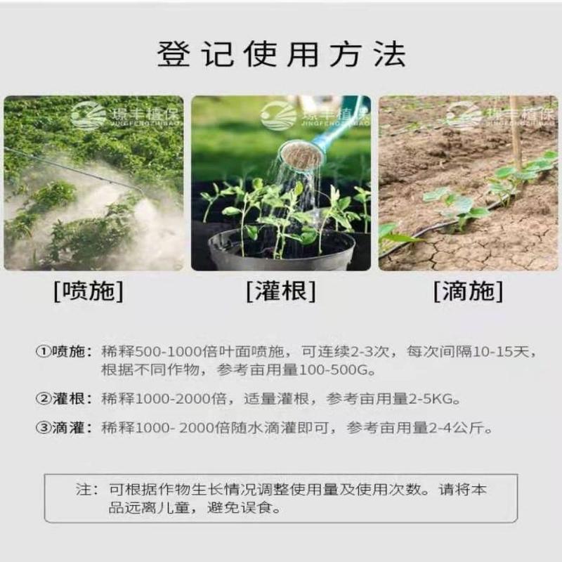 国光钾甲磷酸二氢钾甲蔬菜花卉果树通用肥叶面肥