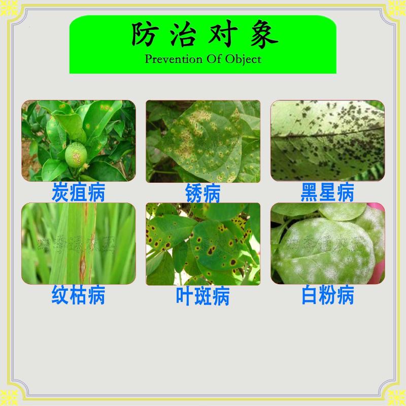 30%苯甲丙环唑炭疽病锈病黑星病纹枯病叶斑病白粉病
