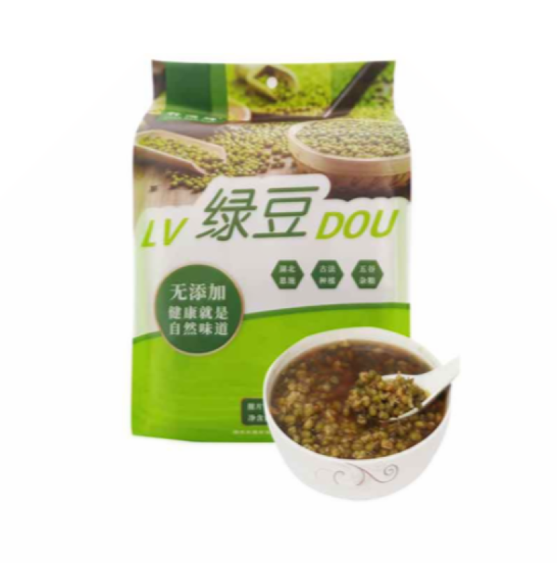 绿豆，袋装，贴牌生产代加工产自硒都恩施新