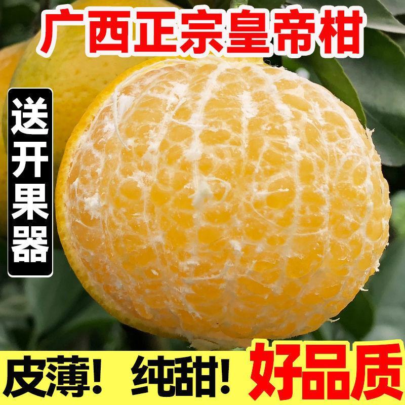 支持代发【产地销】【纯甜多汁】广西皇帝柑新鲜包邮