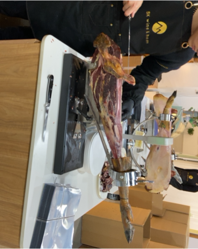 西班牙黑猪绿标ALJOMAR火腿