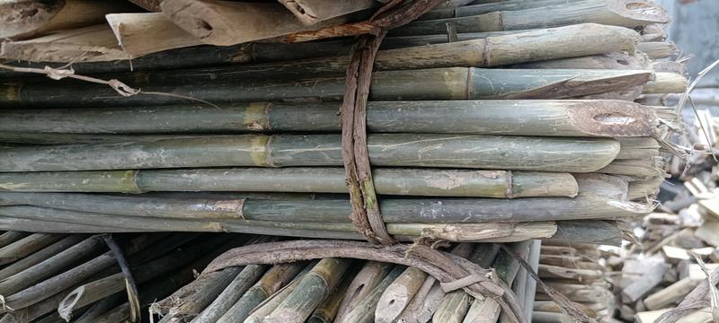 三米的实心木竹菜架杆