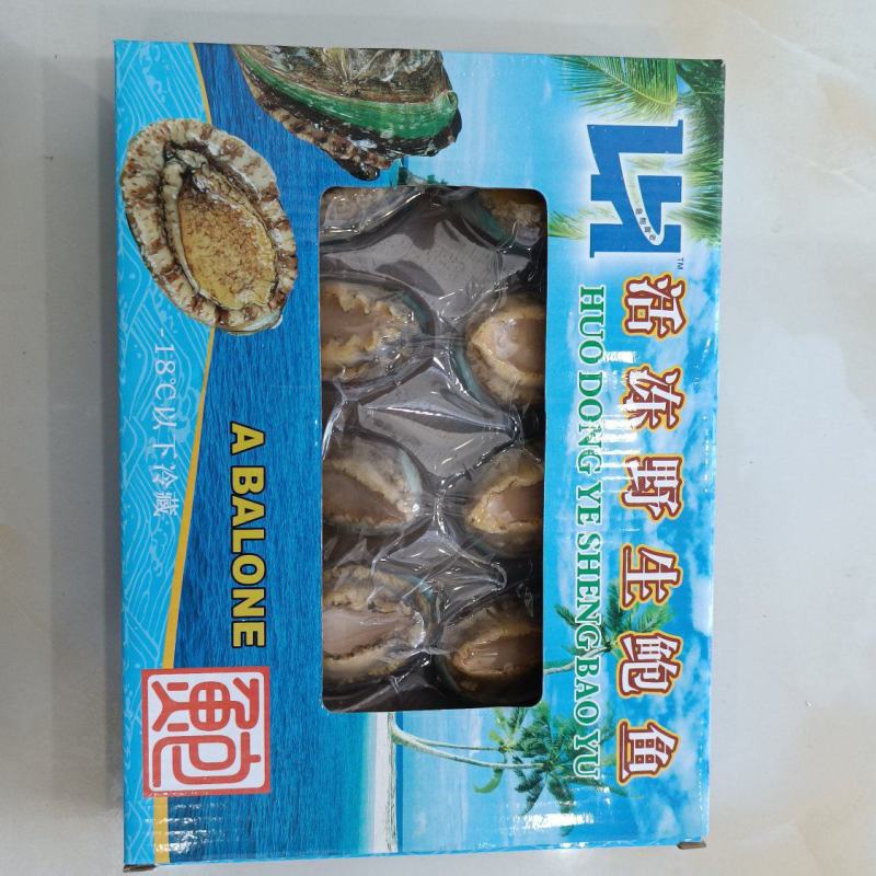 活冻鲍鱼《礼盒装，8枚，无冰》