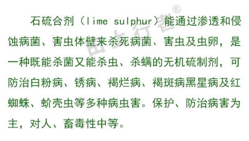 石硫合剂石硫合剂杀菌剂杀螨剂果树清园药杀菌剂