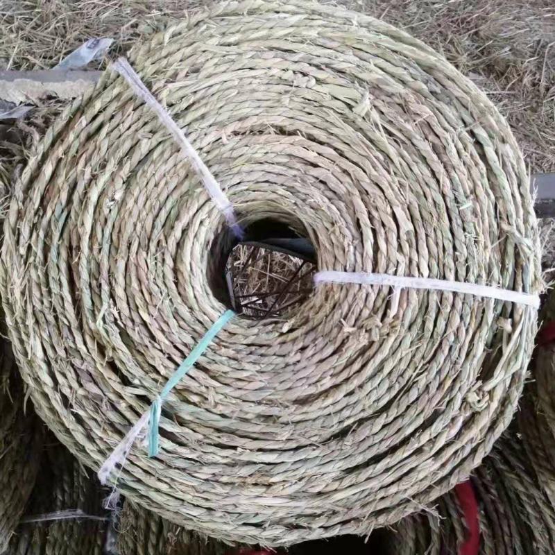 稻草绳花木移栽土球包扎绳捆绑树木保暖防冻绳农家乐稻草装饰