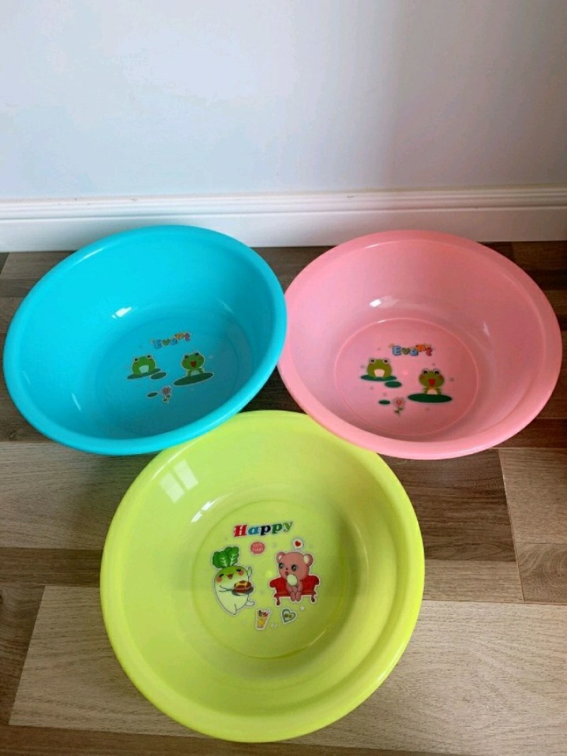 家用洗睑盆35Cm塑料盆洗手洗菜洗衣盆广告批发。
