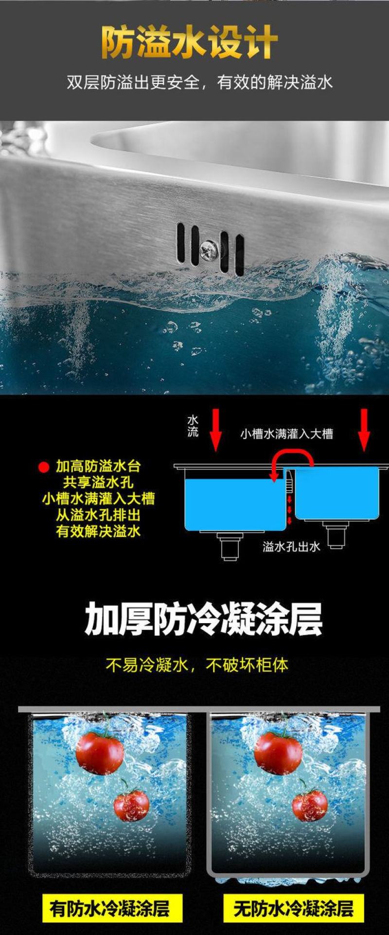 厨房不锈钢水槽支架盆洗手盆带架单槽双槽定做洗碗盆洗菜盆