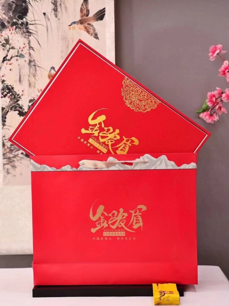 批发金骏眉红茶新茶浓香蜜香黄芽金骏眉礼盒装500克