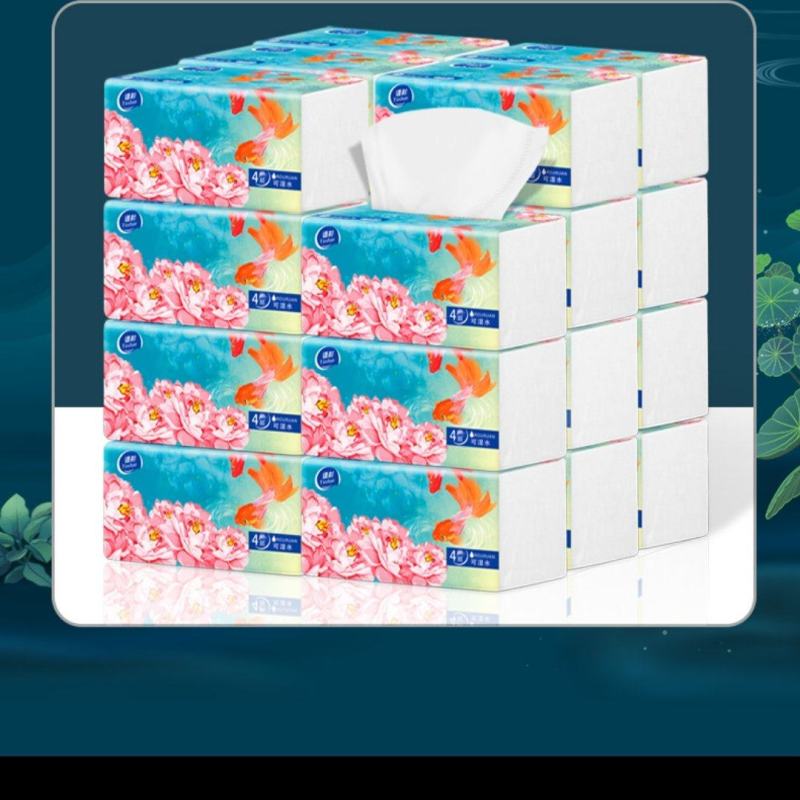 语杉大包国潮系列（母婴适用）0添加！干湿两用餐巾纸面巾纸