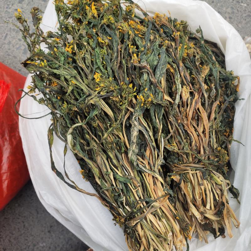 热销连州白菜干，菜心干大量上市，无硫，香味浓郁，蒸鸡