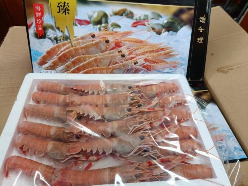 深海精品鳌虾，16/20每盒一公斤，26/30每盒两公斤