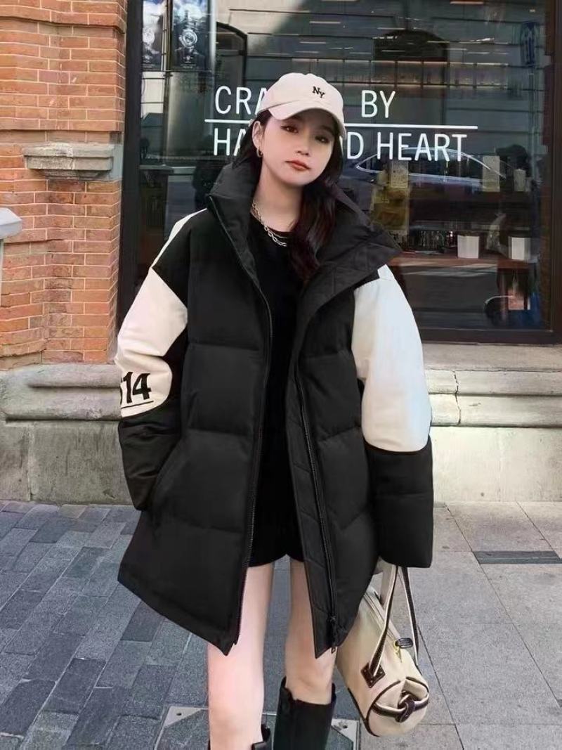 羽绒服女新款90白鸭绒抽绳韩版系带东大门大牌潮款时尚外套