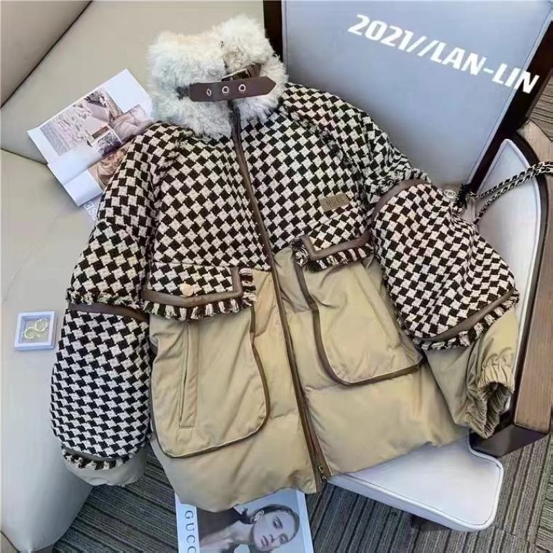 羽绒服女新款90白鸭绒抽绳韩版系带东大门大牌潮款时尚外套