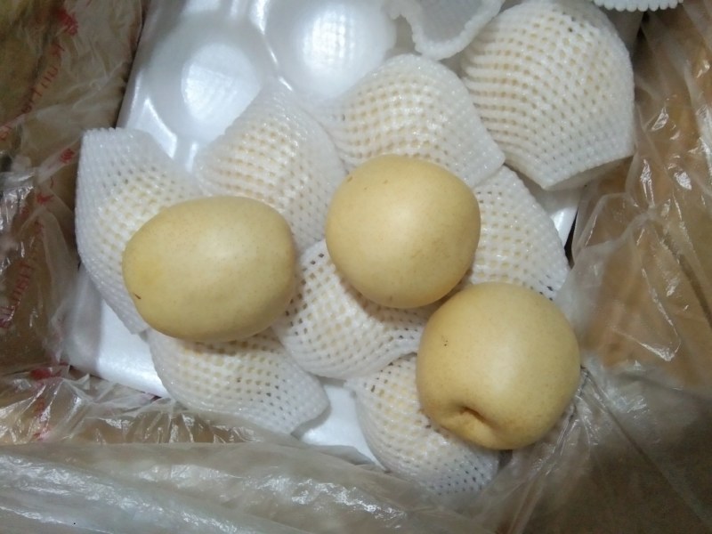 精品黄冠和红香酥梨