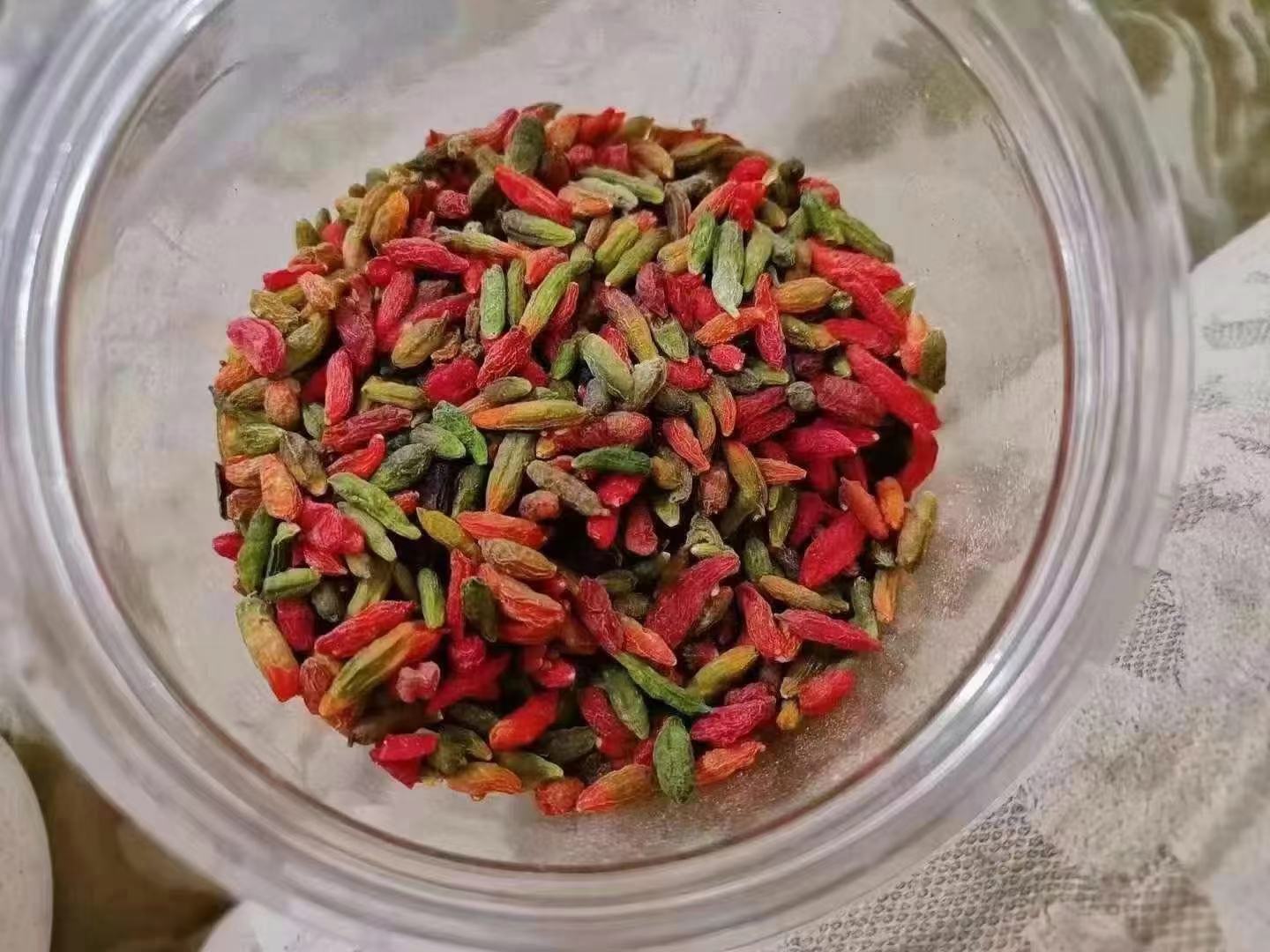 精河红枸杞泡水示意图