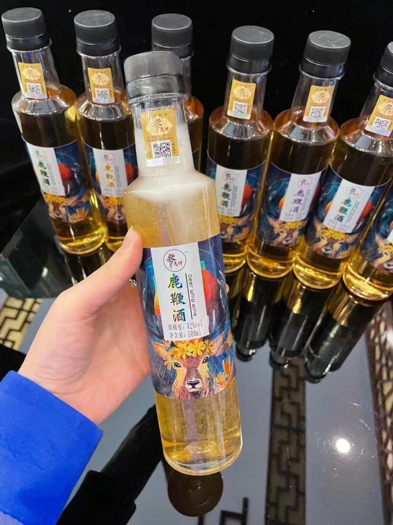 鹿鞭酒大量批发，一手货源纯高粱小烧吉林鹿乡