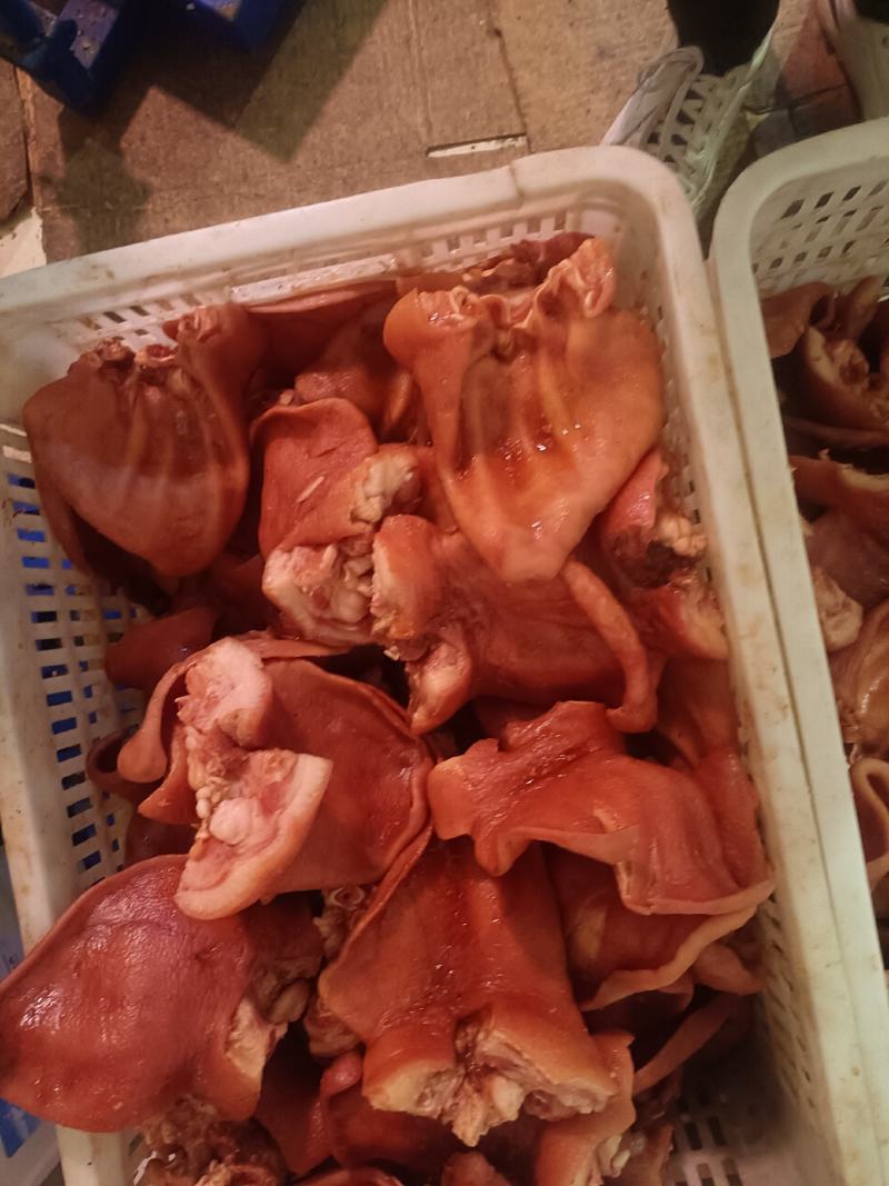 全熟五香卤猪耳朵批量批发现做现发