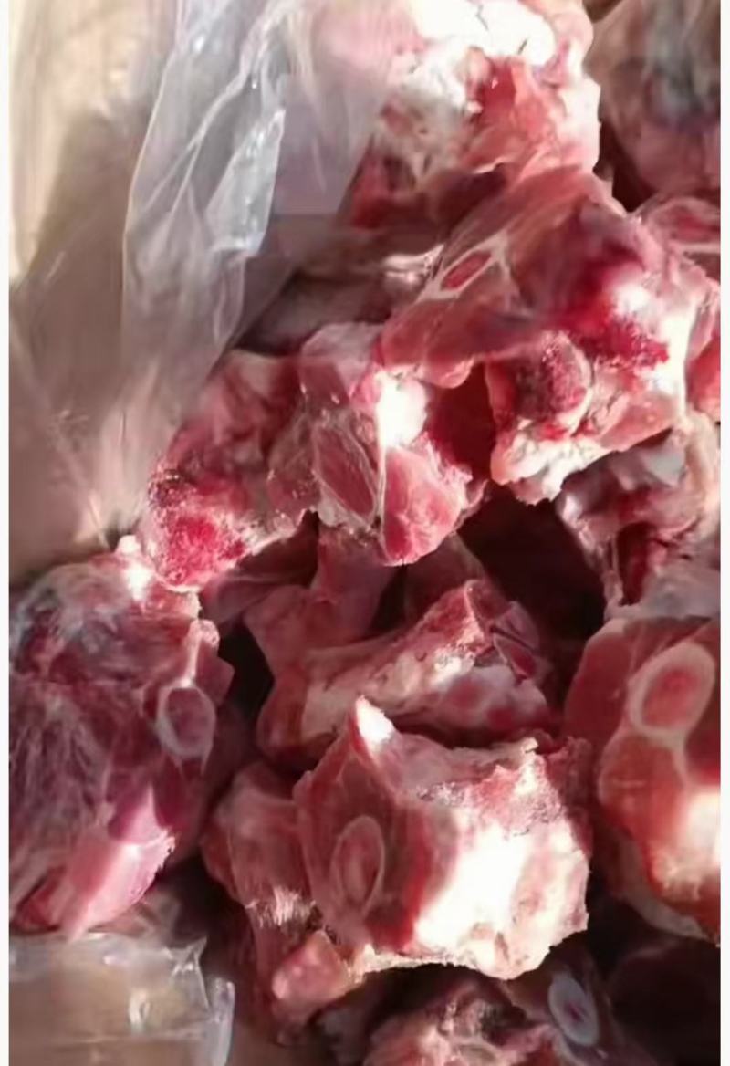 精品后腿骨切块，多肉带骨髓，带棒骨，色泽靓丽，精品切块