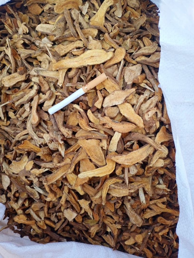 麸炒无硫小白术片一件包邮大货批发量大从优