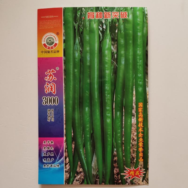 长线椒种子苏润3000辣椒种子早熟高产抗病长线椒种子