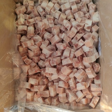 郑州莱聚商贸有限公司，猪副产品，五花肉丁，肉片肉丝