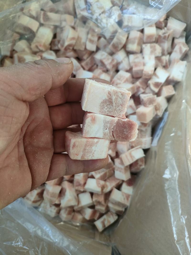郑州莱聚商贸有限公司，猪副产品，五花肉丁，肉片肉丝