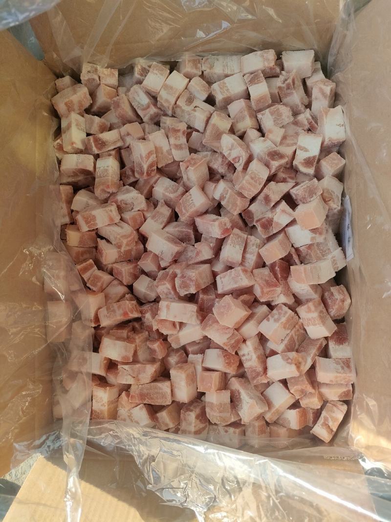 郑州莱聚商贸有限公司，猪副产品，五花肉丁，肉片肉丝