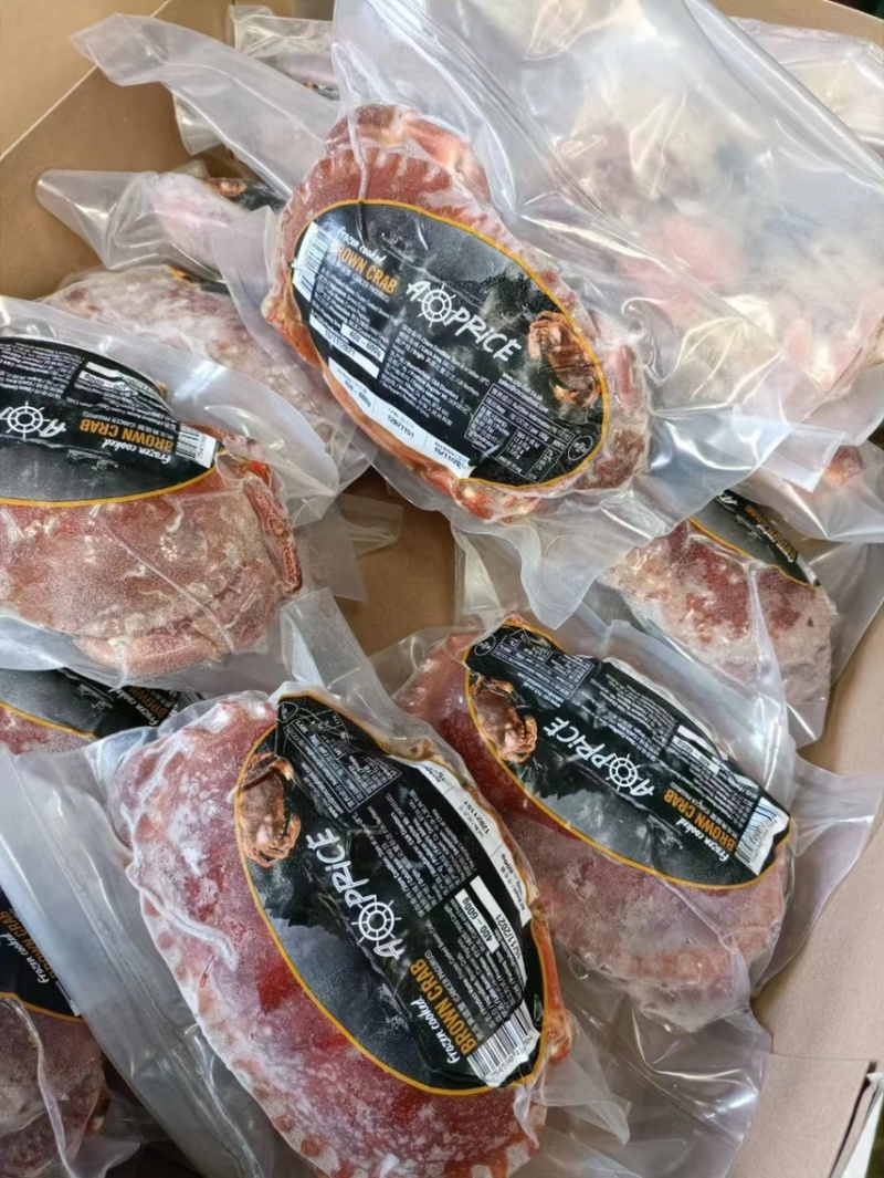 面包蟹鲜活速冻超大螃蟹蟹黄爆满全国发货量大从优