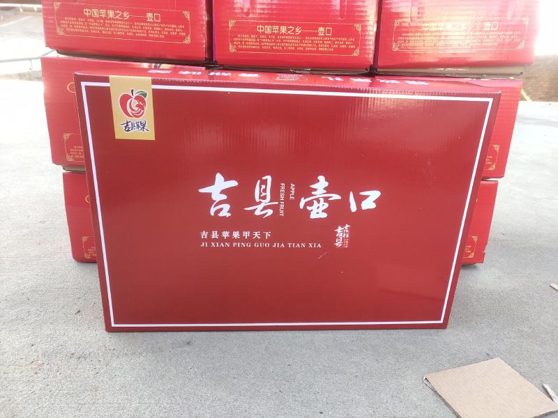 【一件代发】电商微商供货，山西吉县纸袋红富士苹果，脆甜多