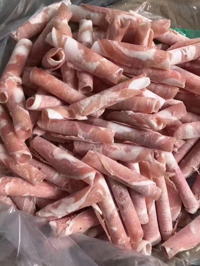 育肥羊肉卷，厂家一手货源也可定做加工。。。。