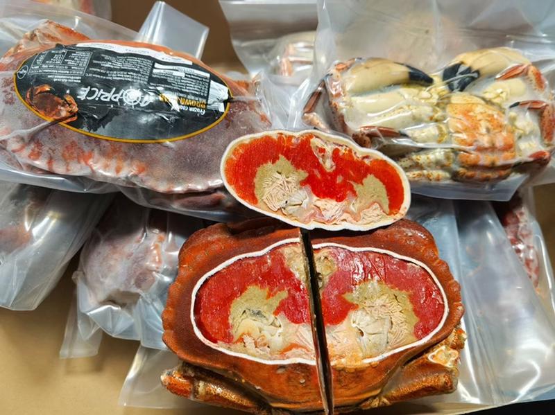 面包蟹鲜活速冻超大螃蟹蟹黄爆满全国发货量大从优