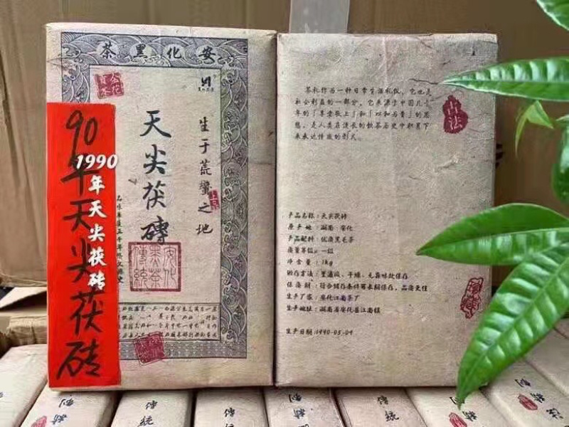茯砖茶黑茶能喝的老古董