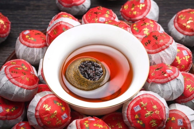 小青柑普洱茶