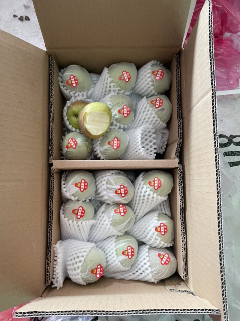 新疆库尔勒香梨🍐一箱10斤全母梨口感酥脆香甜！