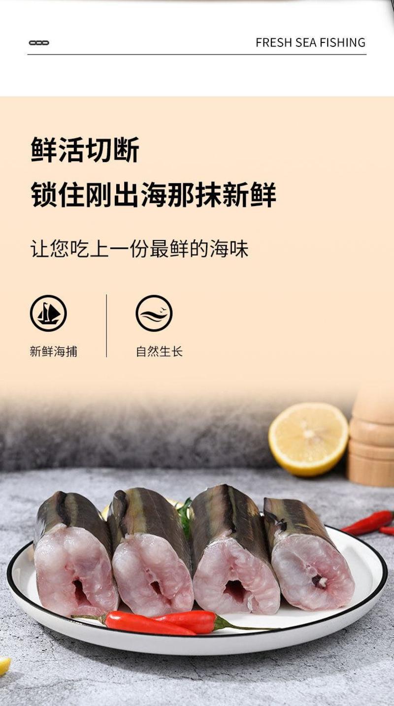 【新鲜】海鳗鱼新鲜鳗鱼段整条鳗鱼现切海捕水产海鲜海鱼包邮