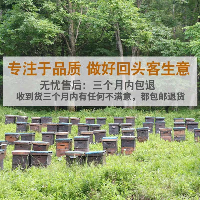 【产地直】椴树蜜雪蜜黑蜂土蜂蜜长白山农家自产包邮