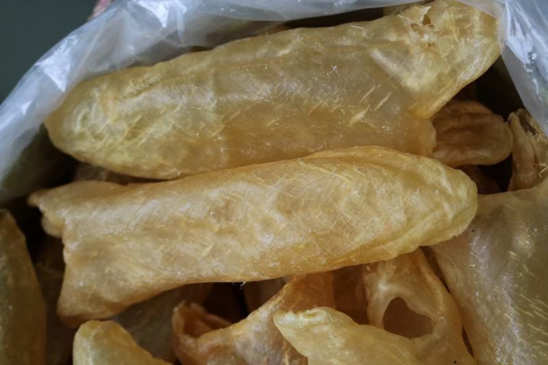 A厂黄花胶4头鱼胶花胶大个头花胶漂亮货没有补没有破外观饱