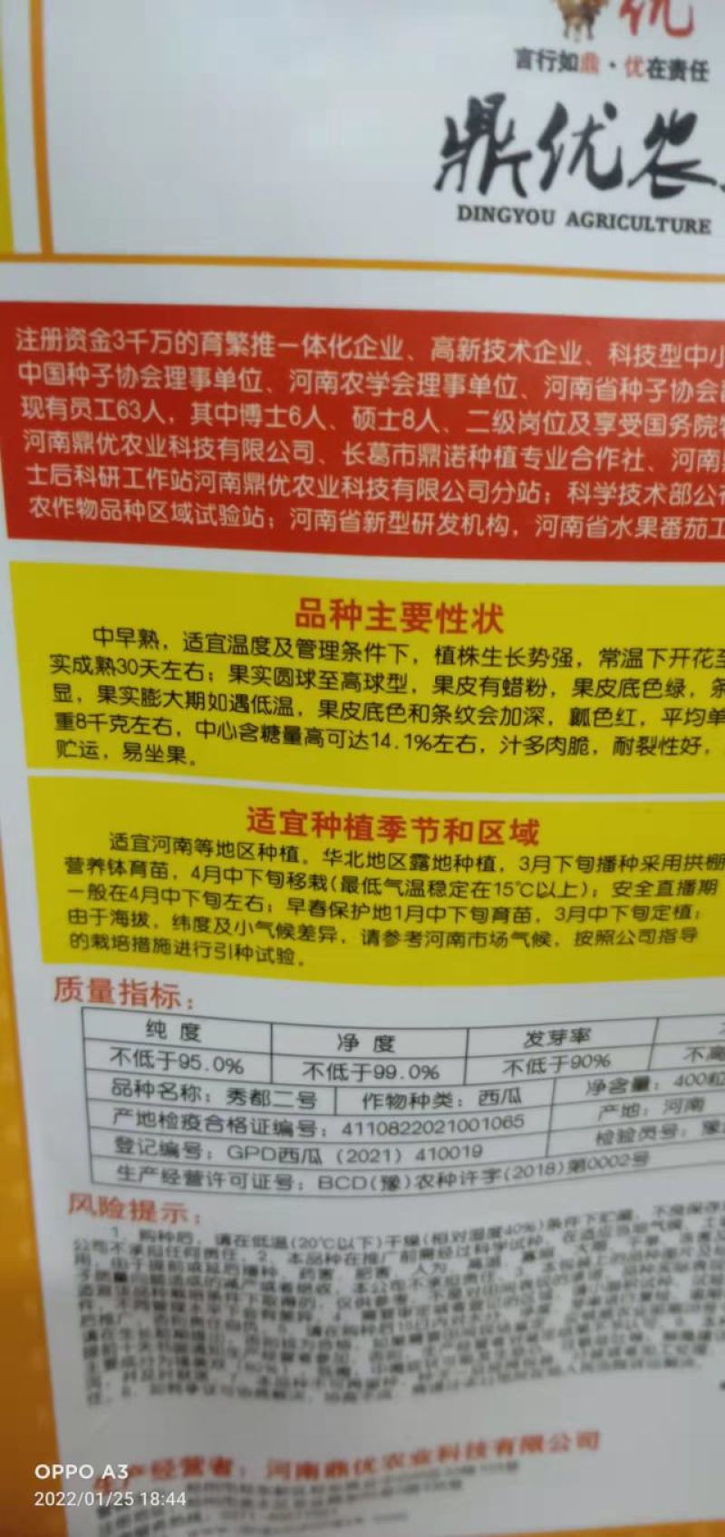 西瓜种子秀都二号(美佳二号）大红瓤瓜个大抗病抗裂更酥