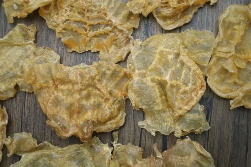 13头开边赤鱼肚鱼胶花胶干净没有油足干货整体清水有个别颜